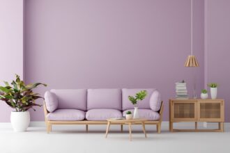 Mauve Farbe in der Innenarchitektur: Wie man sie erfolgreich einsetzt