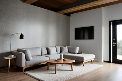 Grau und Holz kombinieren: Moderne Design-Trends im Wohnbereich - Wohntrends Magazin