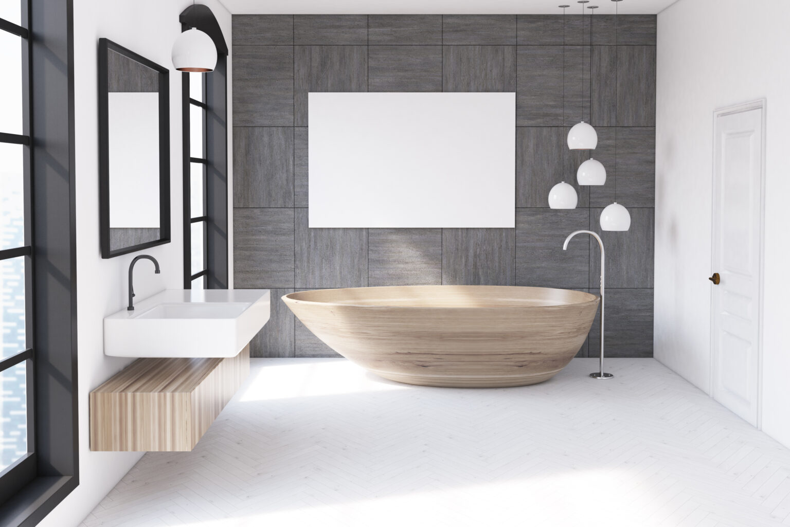 Holzbadewanne: Natürlicher Charme und entspannender Luxus im Badezimmer
