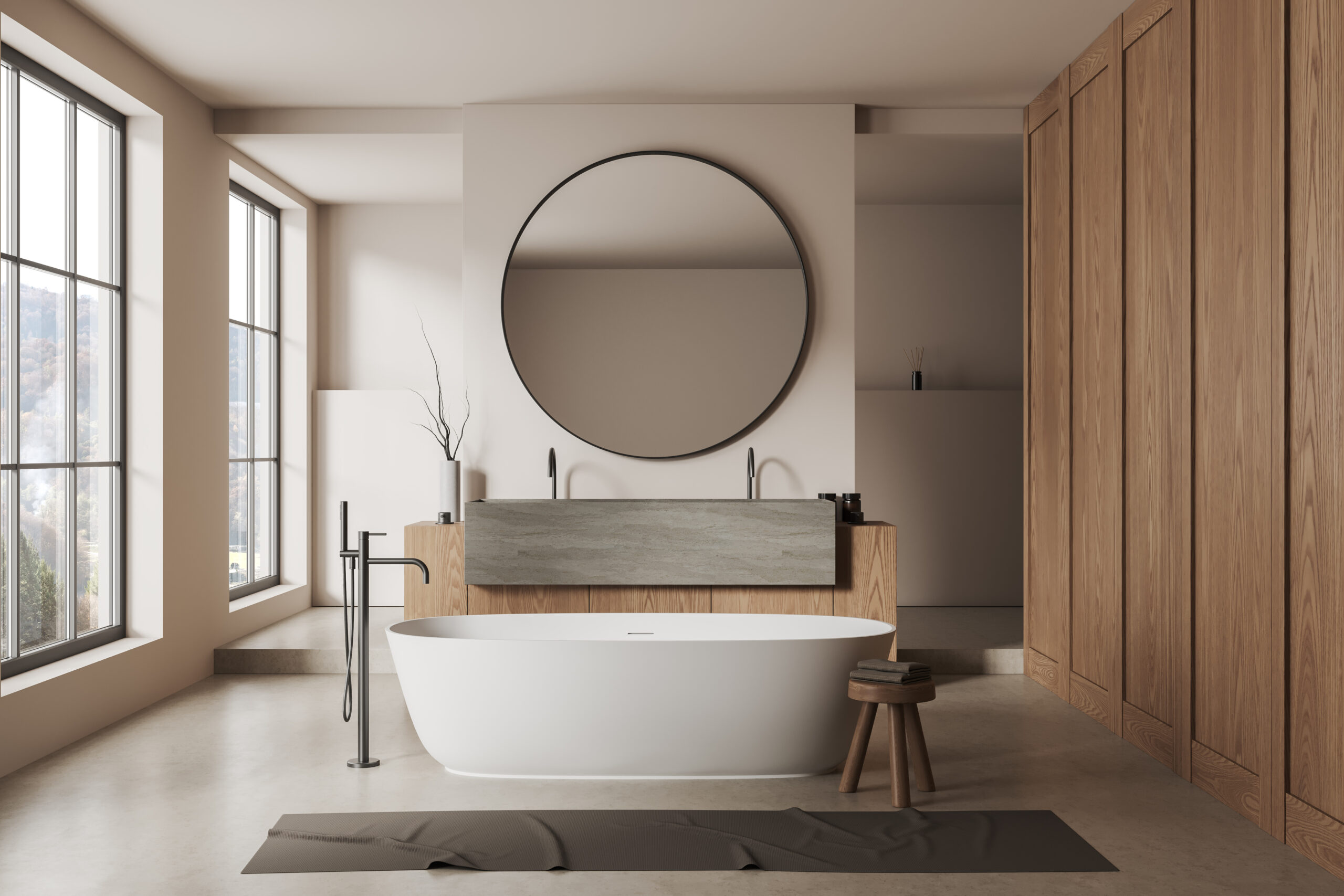 Modernes Badezimmer einrichten: Badezimmer-Trends 2024