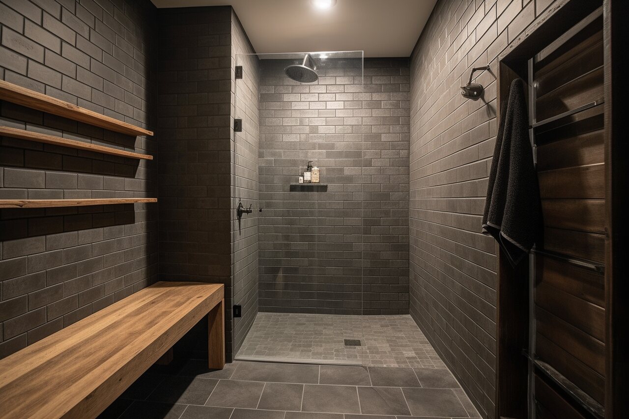 Begehbare Dusche Gemauert Mit Ablage