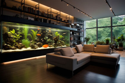 Aquarien im Wohnzimmer: Der perfekte Blickfang für Ihre Gäste - Wohntrends Magazin