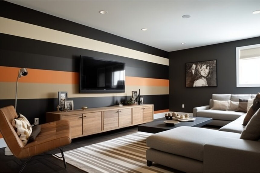 Wandgestaltung mit Streifen: Beispiele für ein stilvolles Zuhause - Wohntrends Magazin