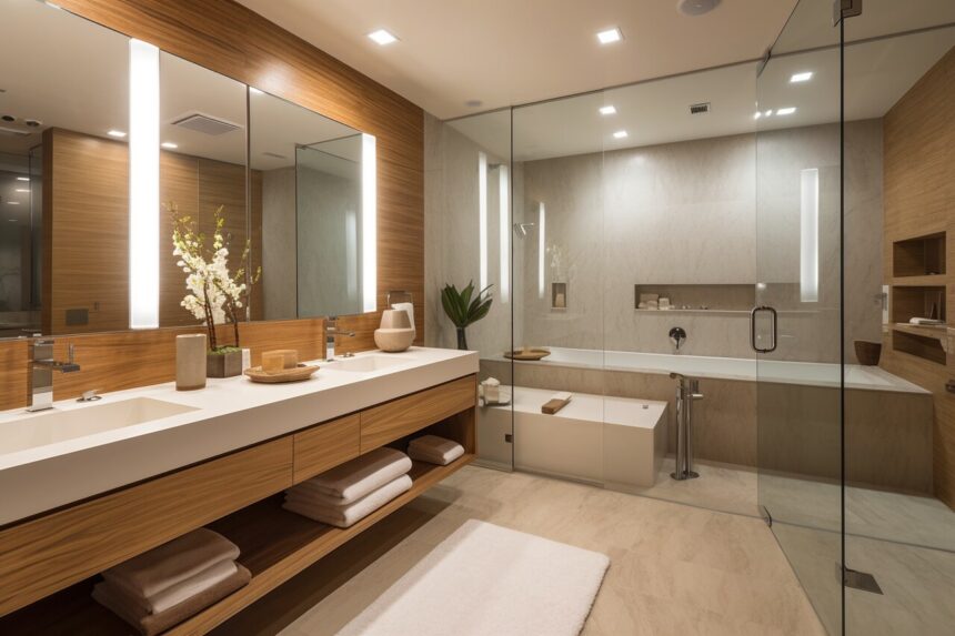 Fugenloses Badezimmer