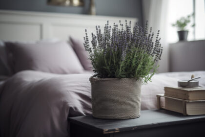 Lavendel im Schlafzimmer