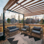 Pergola im Garten